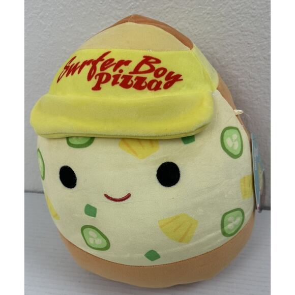 BRAND NEW Squishmallows 10" Stranger Things Surfer Boy Pizza - Picture 1 of 7